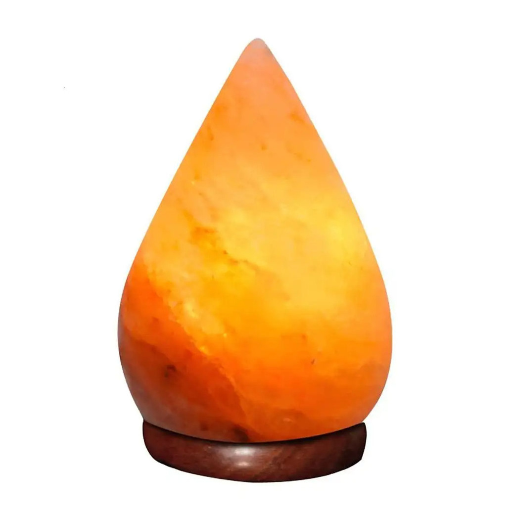 wholesale custom 100% Natural Himalayan Pink Salt 1 Himalayan Salt Natural Crystal Rock Tea Lamp Tear Drop Shape custom packing