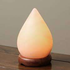 100% natural  Himalayan Salt Lamp Himalayan Rock Handicraft Salt Lamp Tear Drop Shape Hand Crafted Custom Color Salt Lamps