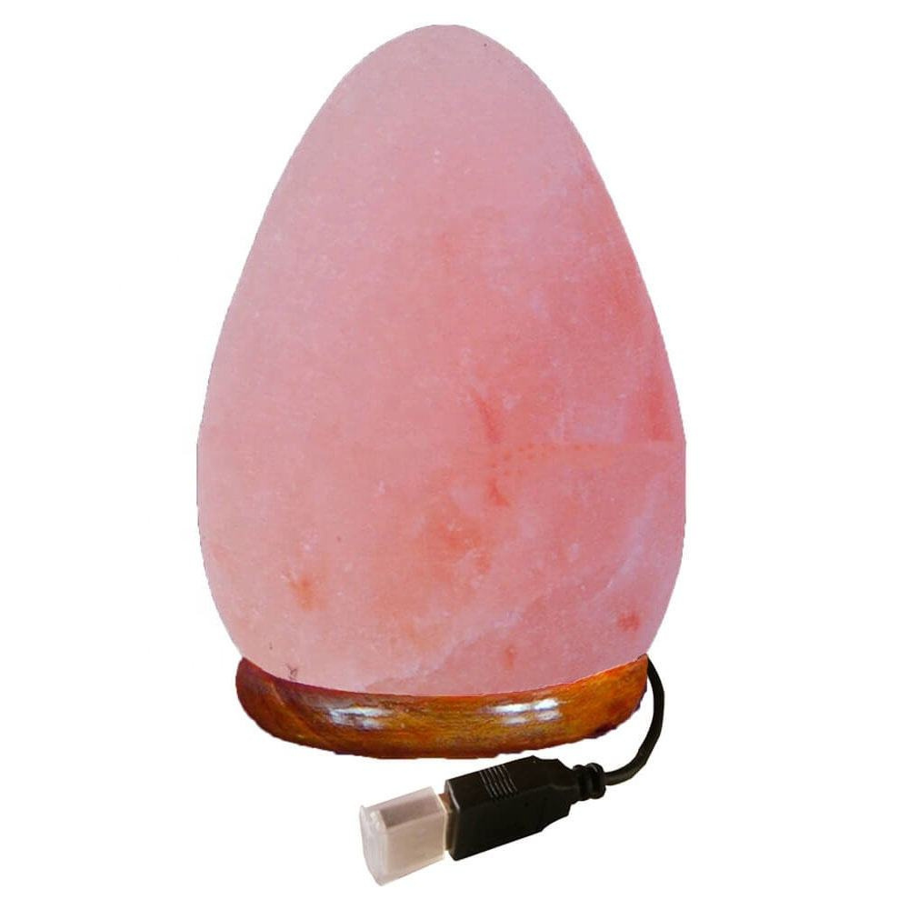 wholesale custom 100% Natural Himalayan Pink Salt Himalayan Salt Natural Crystal Rock Tea Lamp Tear Drop Shape custom packing