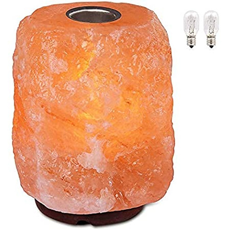 wholesale 100 % Natural Himalayan Salt Lamp Tall Round Metal Crystal Basket Lamp Night Stand Light For Bedroom Decoration