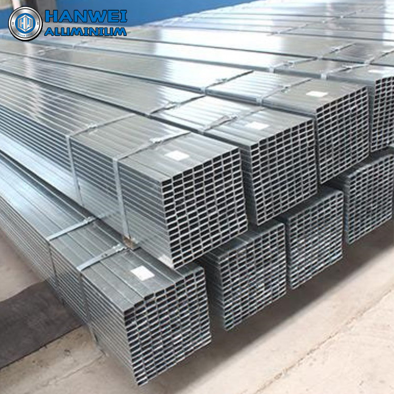 Extruded Rectangular Pipe 6061 6063 Aluminum Square Tube Sizes