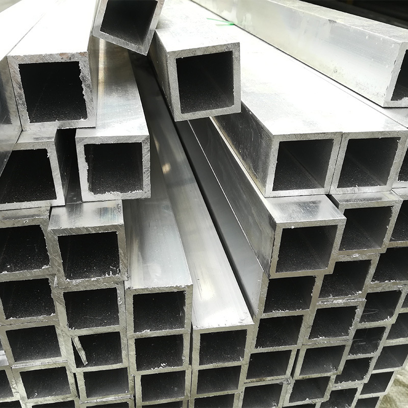 Extruded Rectangular Pipe 6061 6063 Aluminum Square Tube Sizes