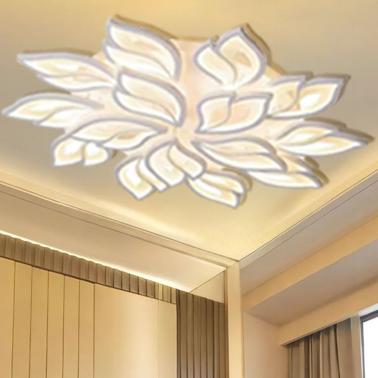 Simple Design Modern Lighting Nordic Dimming Lamp Acrylic House Indoor Bedroom Living Room Led Ceiling Light