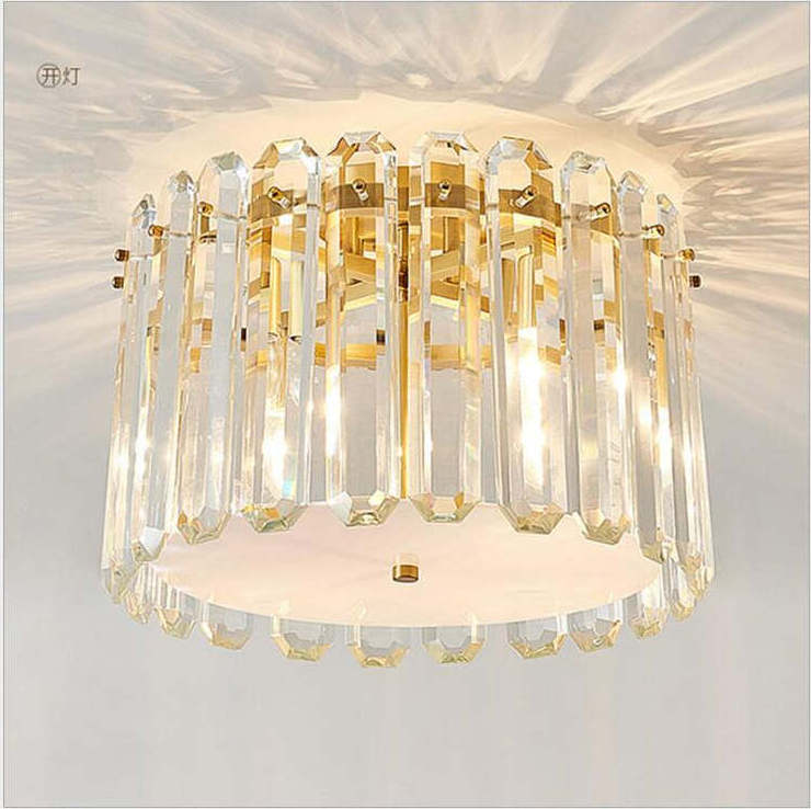 Modern Chrome Sparkle Simple Upscale Ring Mall Hotel Lobby Large Contemporary Crystal Chandelier Lamp Long Pendant Light