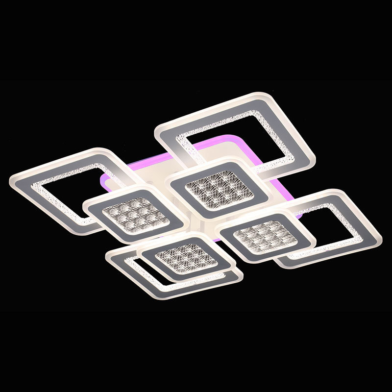 Smart Ceiling Light App 2.4g Remote Control Acrylic Living Room Modern Dimmable Home Led Decorative Ceil Light