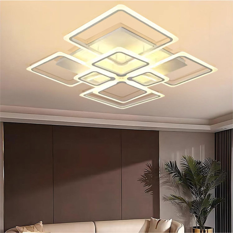 Simple Design Modern Lighting Nordic Dimming Lamp Acrylic House Indoor Bedroom Living Room Led Ceiling Light