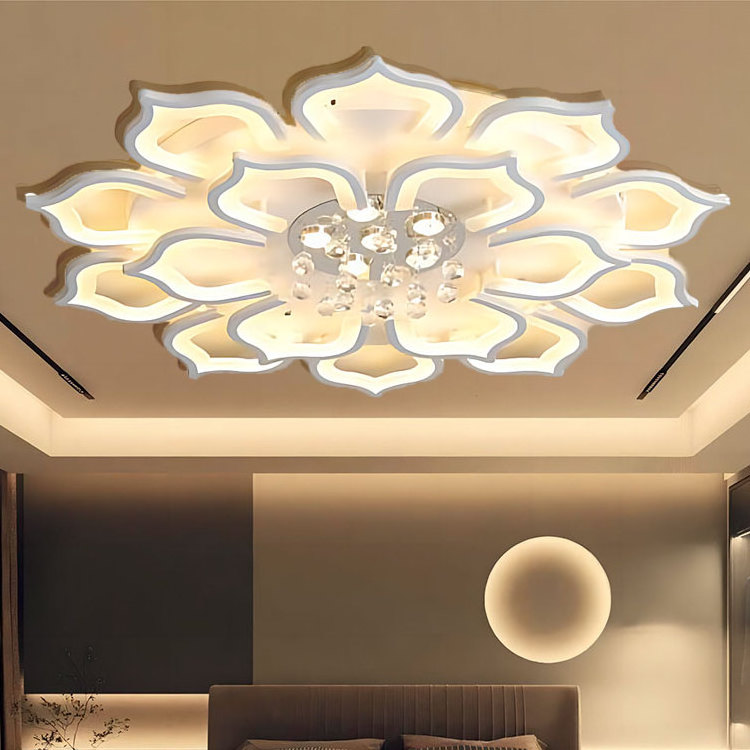 Simple Design Modern Lighting Nordic Dimming Lamp Acrylic House Indoor Bedroom Living Room Led Ceiling Light