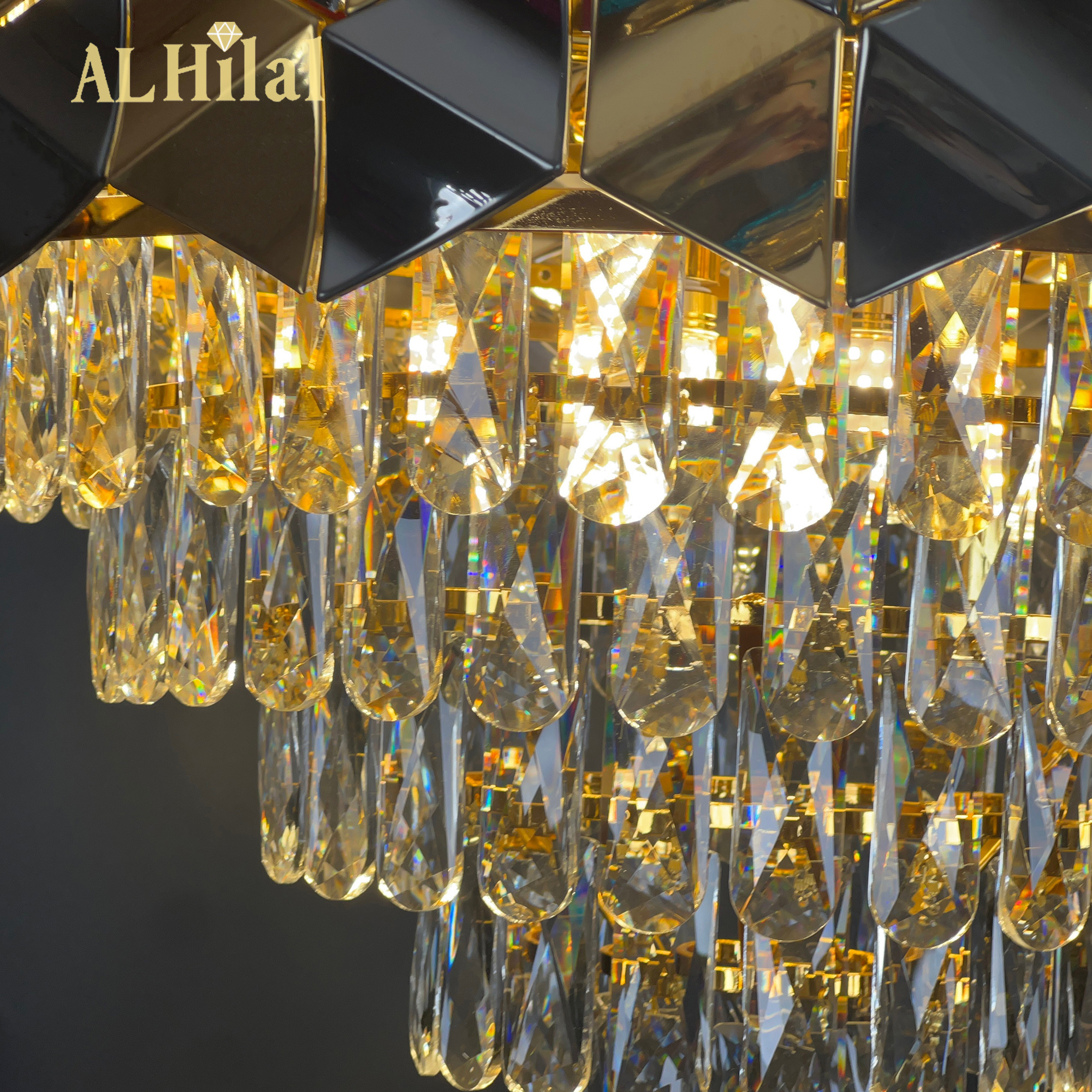 Modern D500 Chandeliers Pendant Lights Fixture for Dining Room Living Room Crystal Chandelier