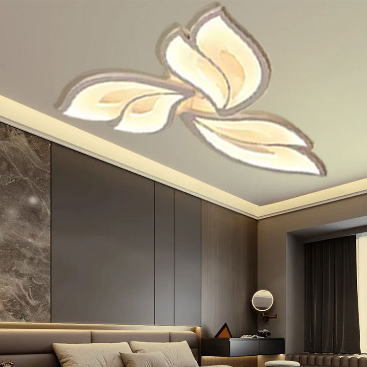 Simple Design Modern Lighting Nordic Dimming Lamp Acrylic House Indoor Bedroom Living Room Led Ceiling Light