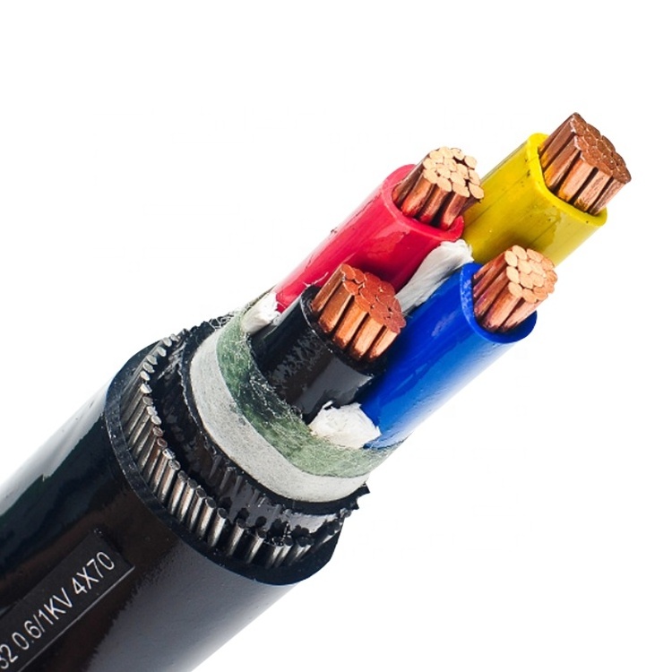 Xlpe Insulation Electric Cable 4x4 Underground Power Cable  PVC 11 KV 15KV MV 300 400 500kcmil Medium Voltage 1c