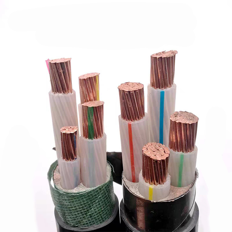 pvc insulation copper power cables 4 core 35mm underground armored electrical cable