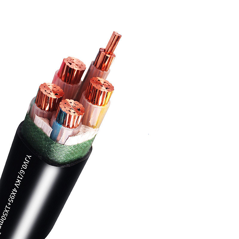 pvc insulation copper power cables 4 core 35mm underground armored electrical cable