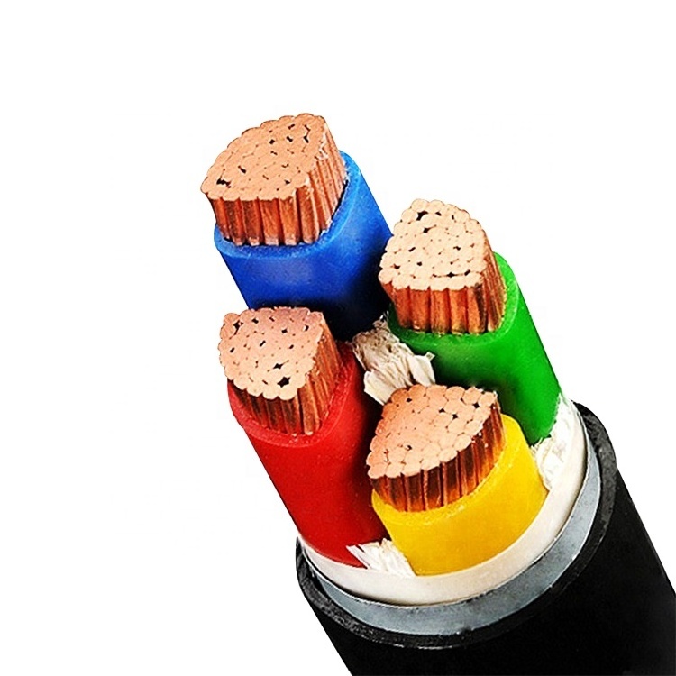 Xlpe Insulation Electric Cable 4x4 Underground Power Cable  PVC 11 KV 15KV MV 300 400 500kcmil Medium Voltage 1c