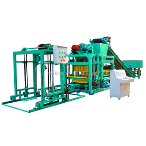 China products block moulding machine QTF4-25 automatic concrete cement block making machine sale in Ghana