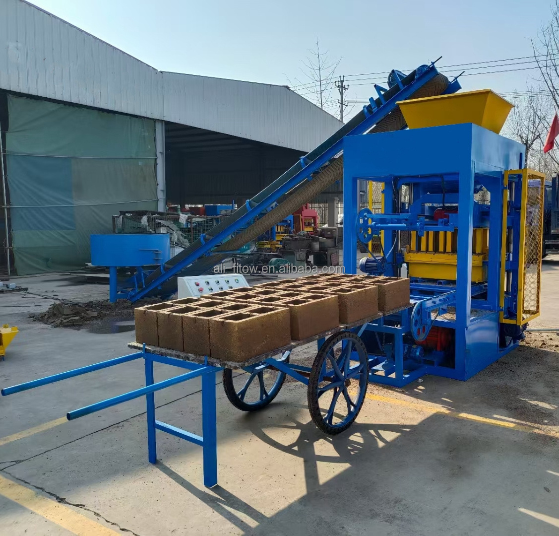 manual operated semi-automatic concrete block making machine brick custom precast machine