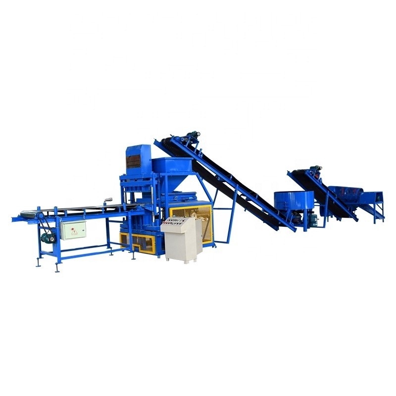 QMR4-10 clay brick making machine in brazil press to make bricks eco