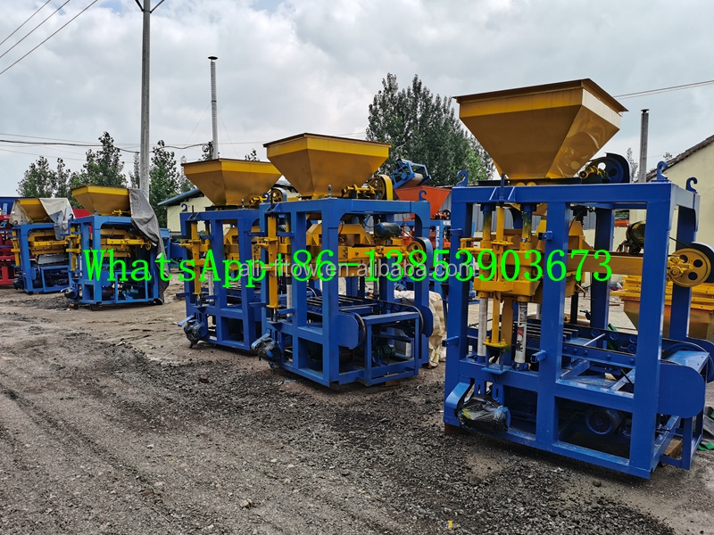 manual operated semi-automatic concrete block making machine brick custom precast machine