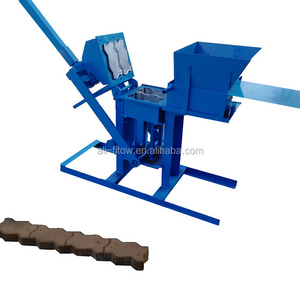 Wholesale Small Capacity Simple Compressed Earth Clay Block Brick Making Machine in Kenya for Producing Interlocking Block