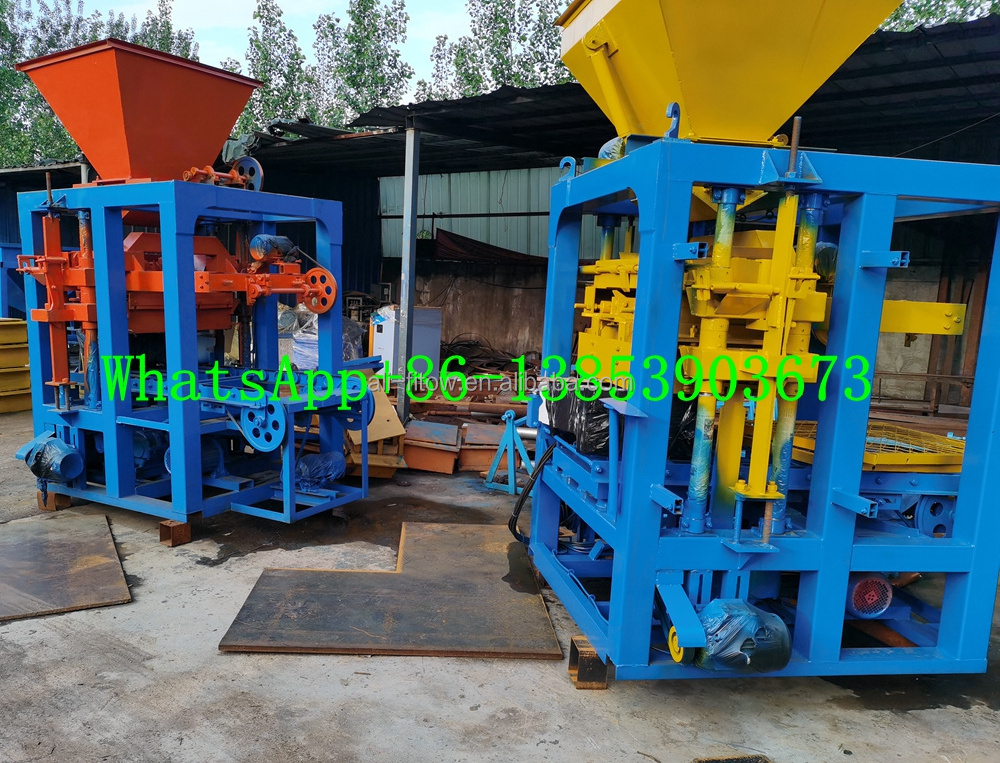 manual operated semi-automatic concrete block making machine brick custom precast machine