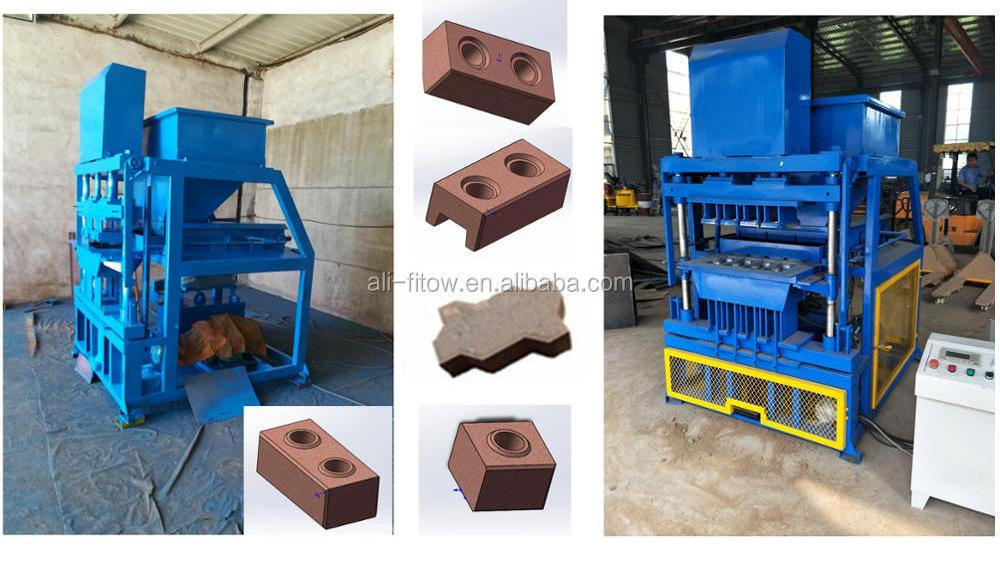 QMR4-10 clay brick making machine in brazil press to make bricks eco