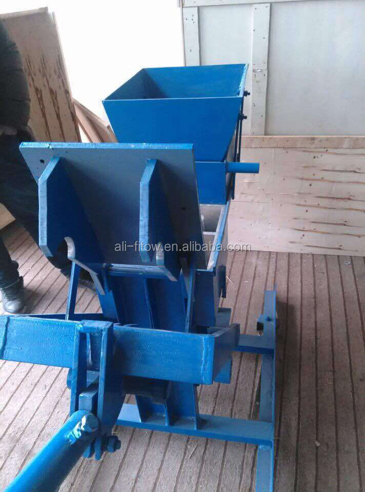 manual press ecological paving interlocking brick making machines QMR2-40 for sale