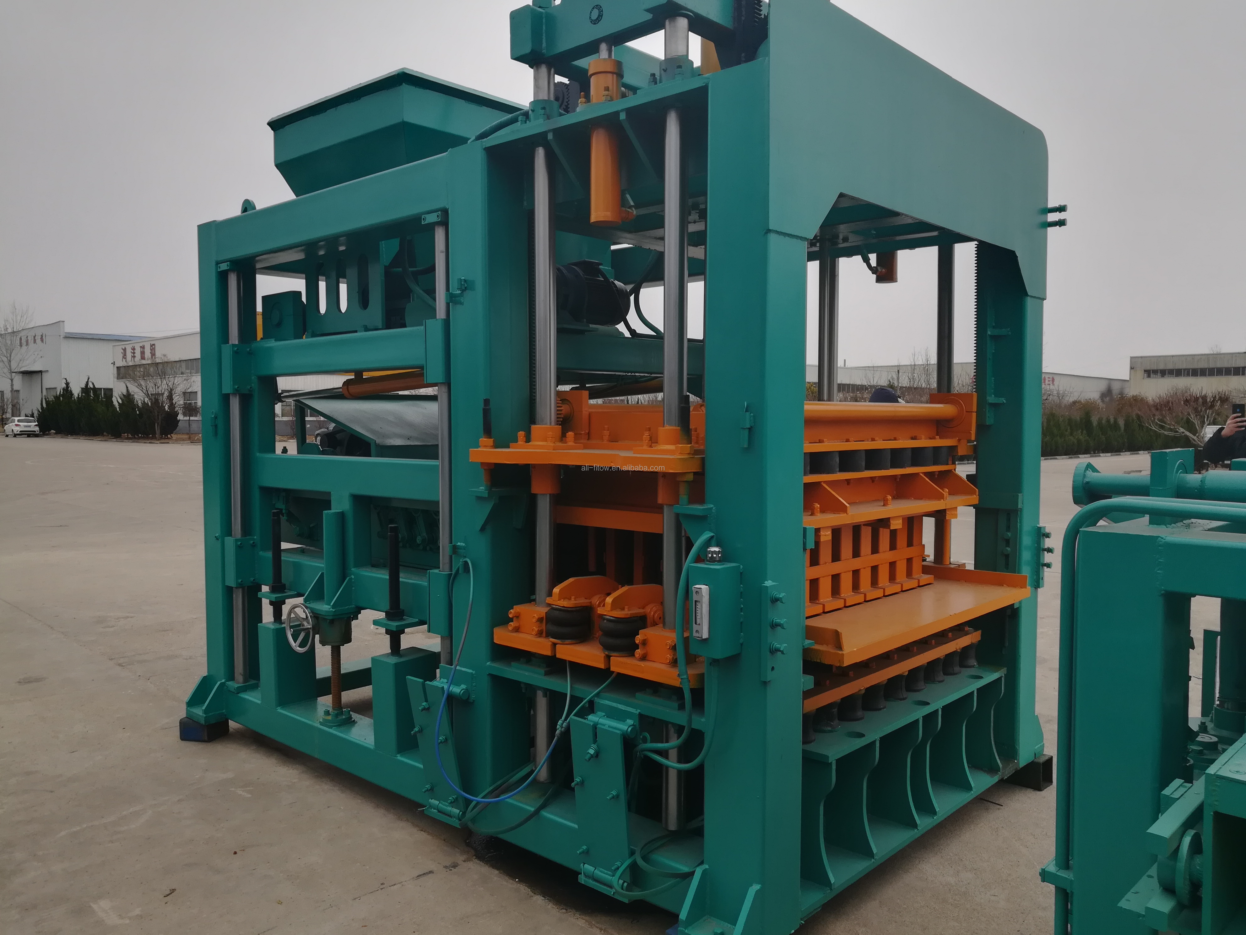 QT8-15 hebel concrete hallow block making machine in turkey