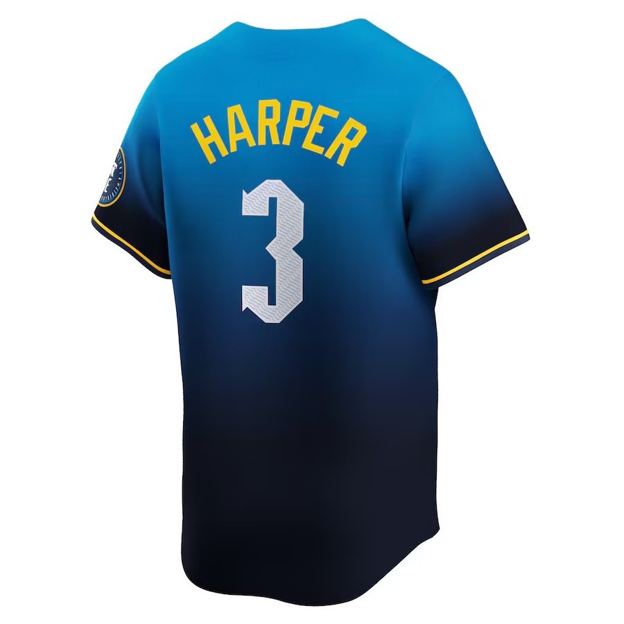 2024  City Connect Trea Turner Bryce 3 Harper Baseball Phillies JerseyJT Realmuto Kyle Schwarber Philadelphia  Alec Bohm