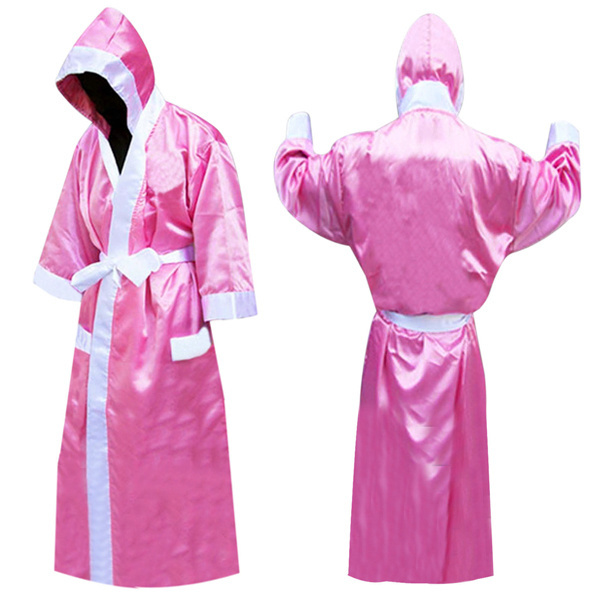 Best selling boxing robe for men women high quality boxing robe with hood custom made boxing wear