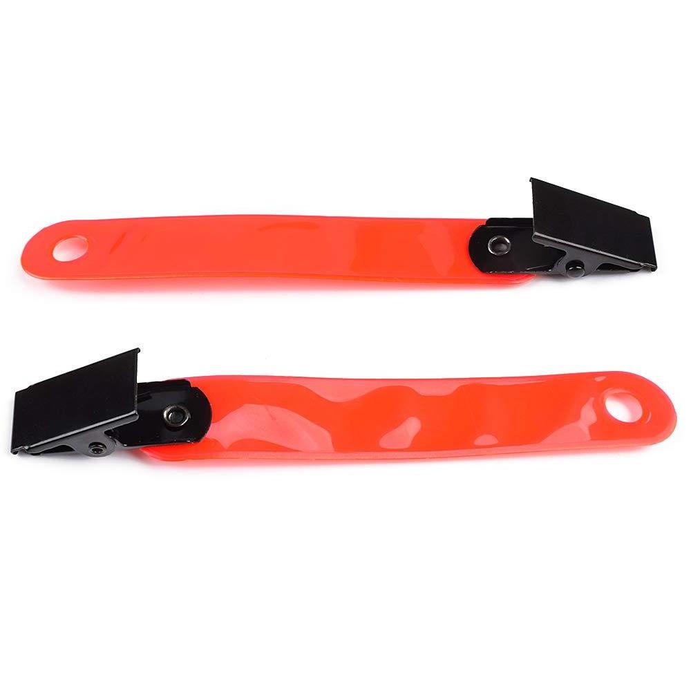 Bow and Arrow College Reflective Trail Markers with Clips for Hunter Safety Night-n-Day Hunting Accessories