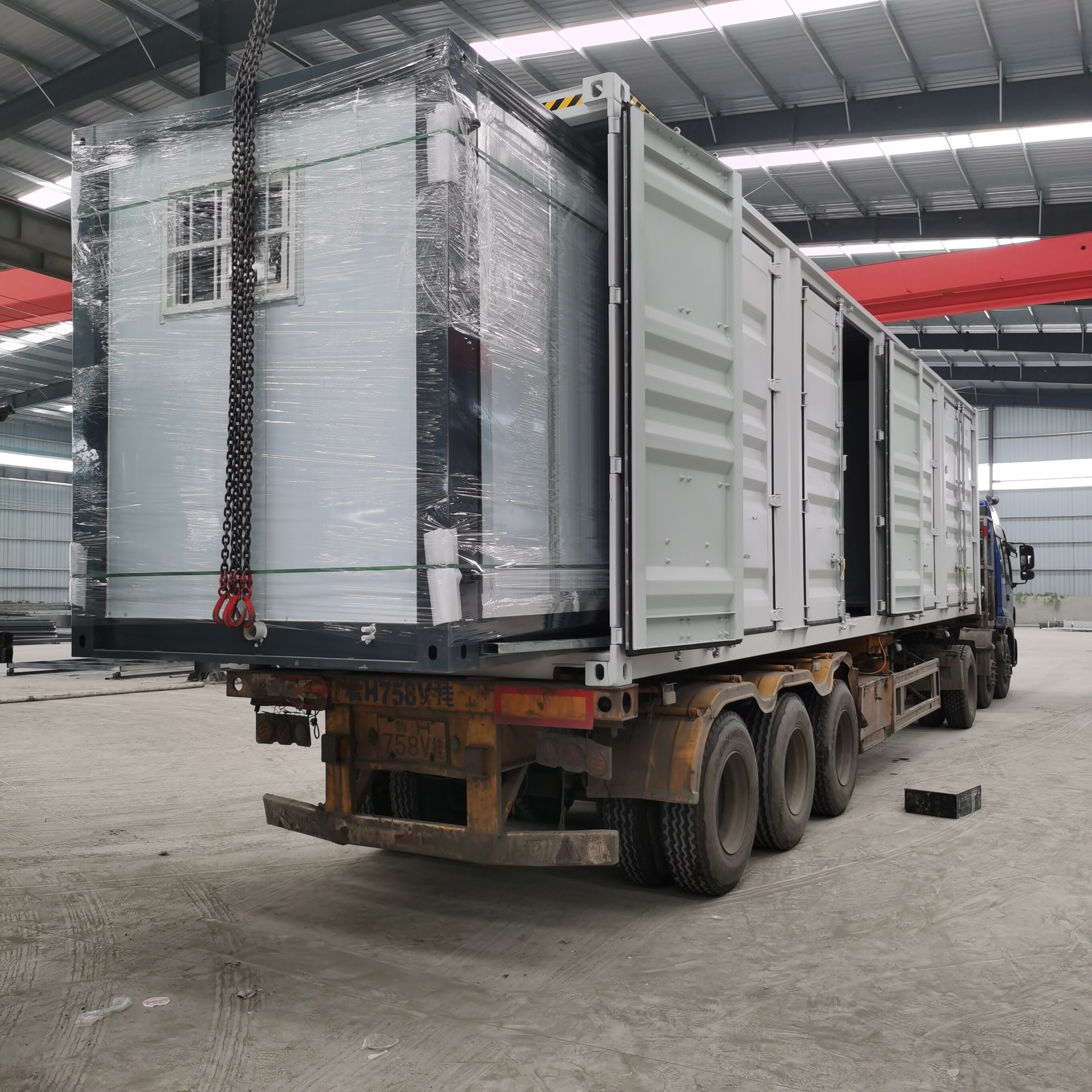 CNMC 2023 New folding container 15 mins quick installation cheap prefab Construction site container office steel container house