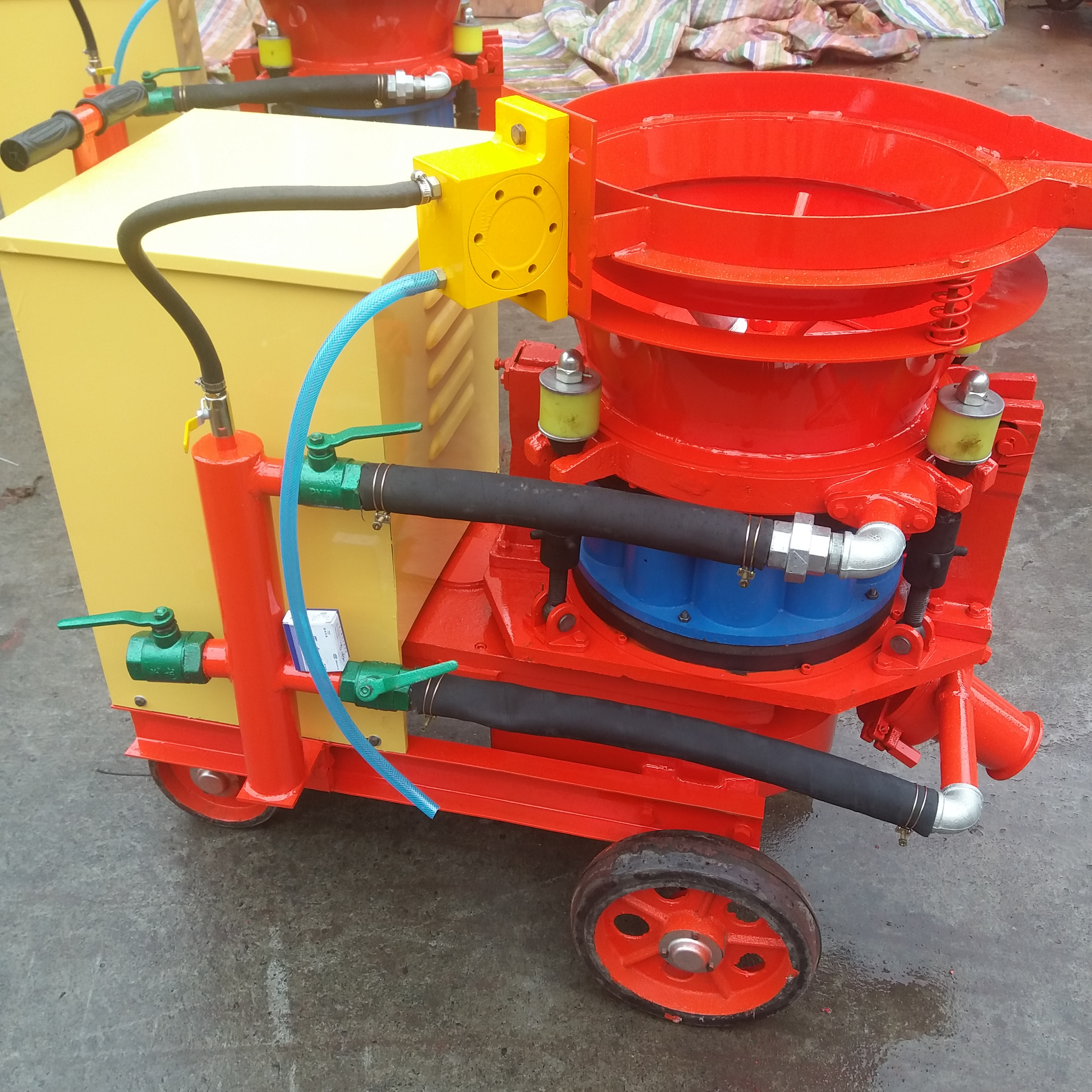 Shotcreting Machine Shot Concrete Spraying Jet Portable Mini Small Electric Wet Mix Shotcrete Machine Pump