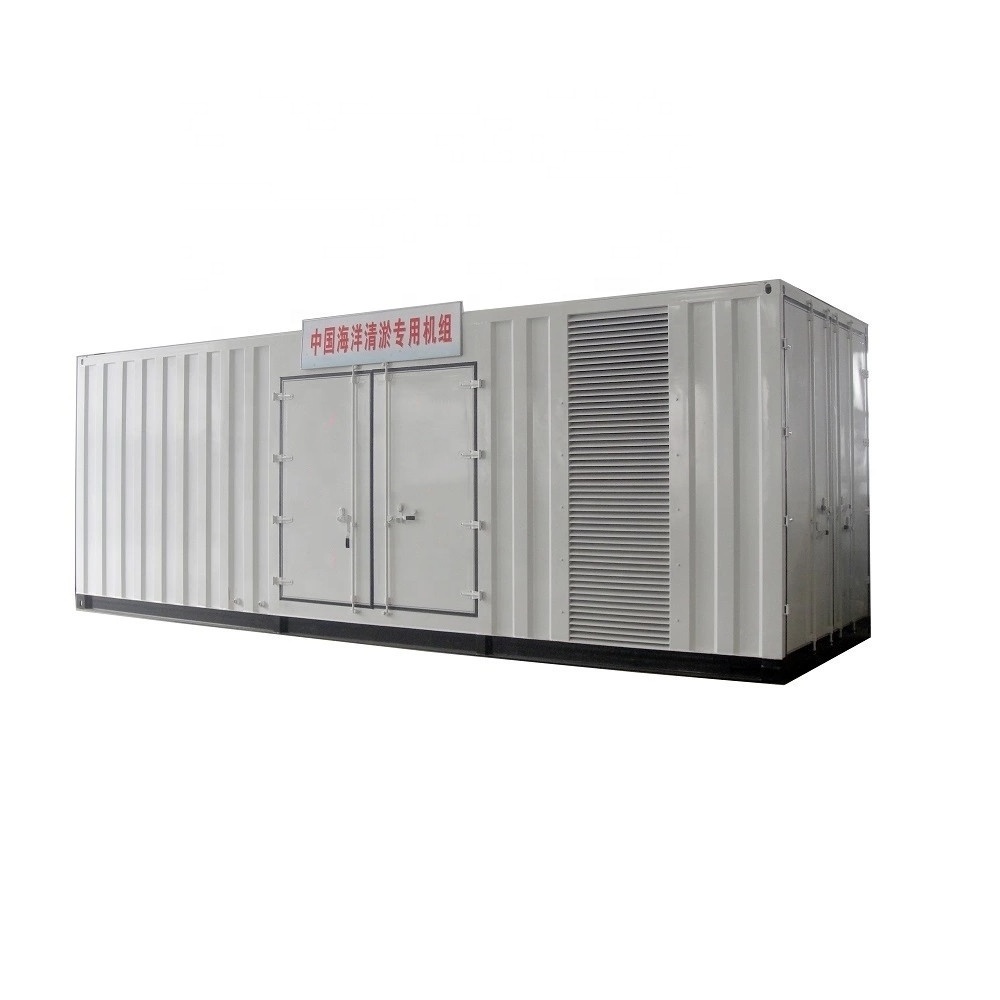 MTU Cummins generator 1 megawatt sound proof diesel electrogene group 1250 kva With Silent Canopy Box