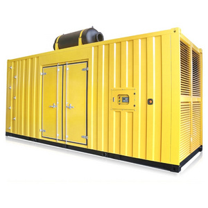 Cheap Price Cummins 1mw Diesel Generator Set 1000kw 1250kva Diesel container type Generator 1 megawatt generator