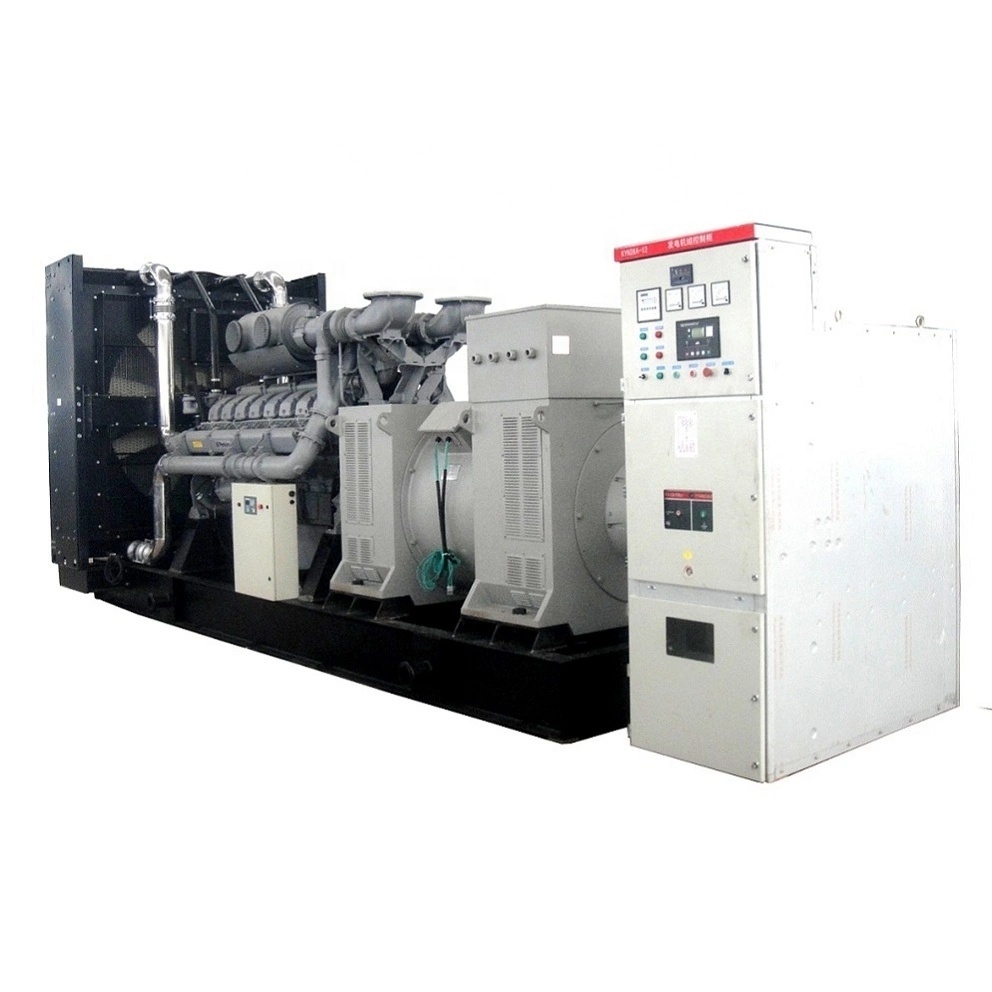 MTU Cummins generator 1 megawatt sound proof diesel electrogene group 1250 kva With Silent Canopy Box