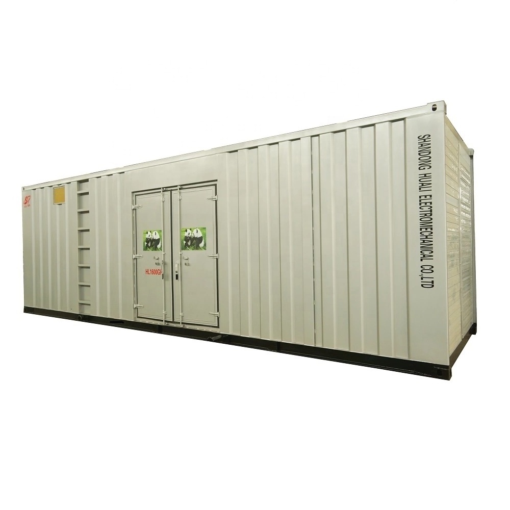 MTU Cummins generator 1 megawatt sound proof diesel electrogene group 1250 kva With Silent Canopy Box