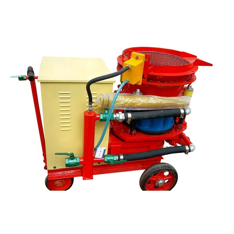 Shotcreting Machine Shot Concrete Spraying Jet Portable Mini Small Electric Wet Mix Shotcrete Machine Pump