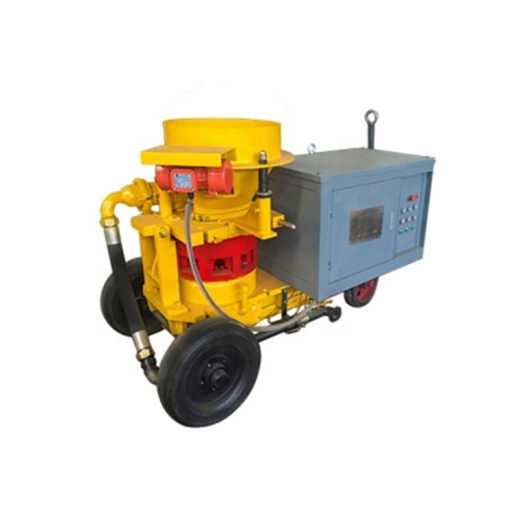 New 10m3/h Pneumatic Dry And Wet Concrete Spray Shotcrete Gunite Machine For Mining