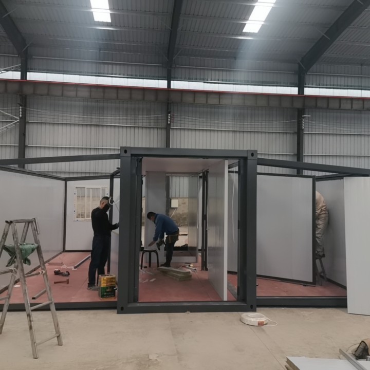 CNMC 2023 New folding container 15 mins quick installation cheap prefab Construction site container office steel container house