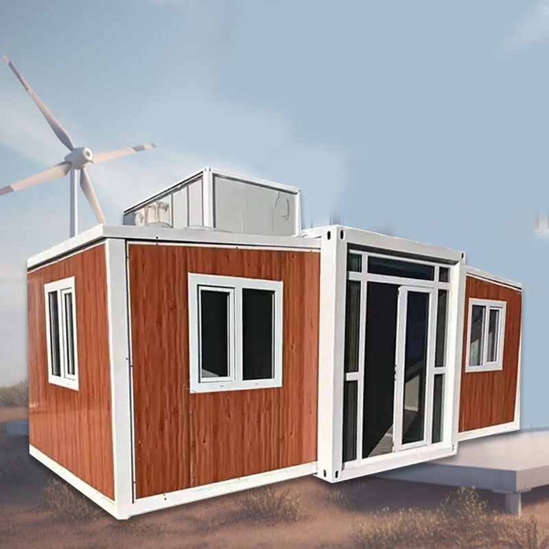 new technology 20ft 40ft container office steel structure frame welded flat pack container house tiny house as dormitory