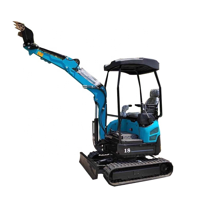 Home Use Mini Excavators 800kg 1000kg 1500kg 1 ton 2 ton Micro Digger Excavator With Accessories Swing Boom Canopy CE EPA