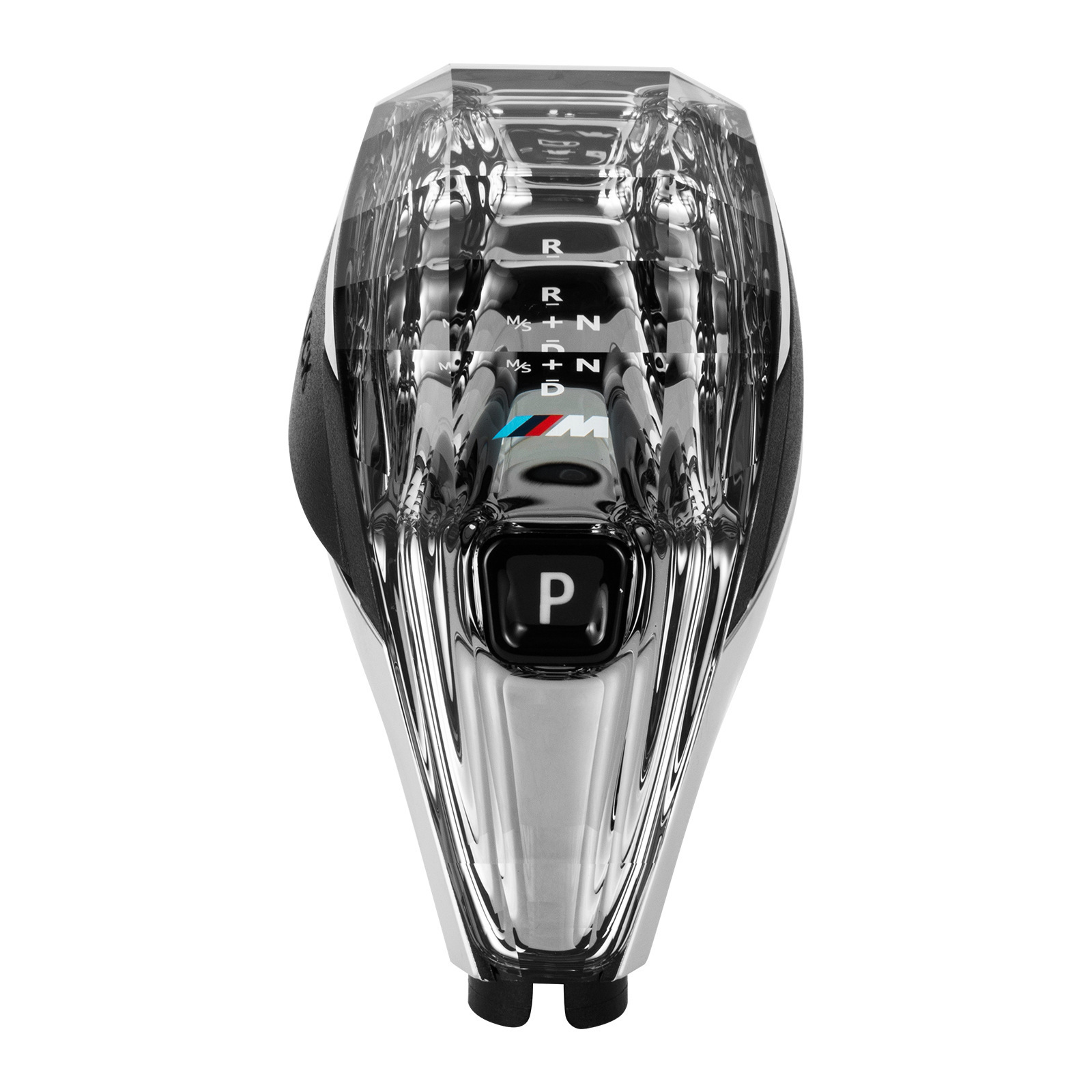 ZPARTNERS Car Interior Accessories Crystal Touch Luminous Car Shift Knob Automatic LED Shift Car Gear Assembly 3 parts