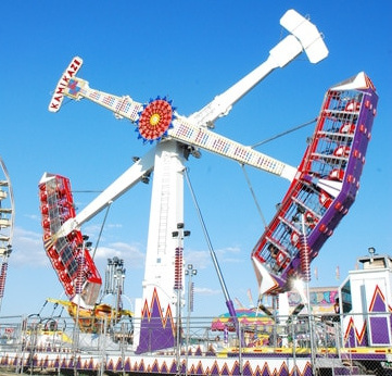 Commercial Theme Park Meteor Hammer Rides Amusement Thrill Swings Products Playground Equipment