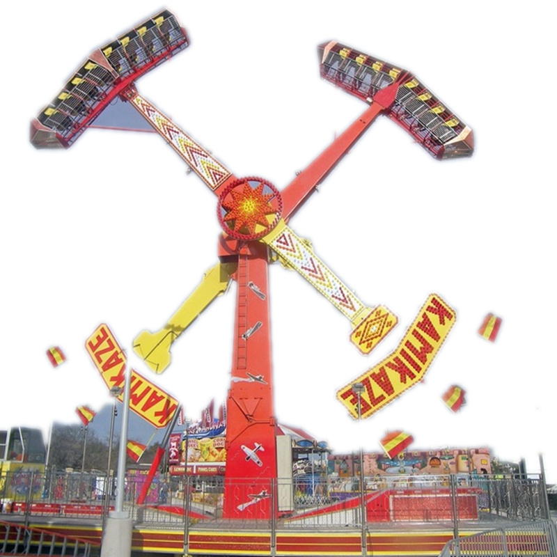 Commercial Theme Park Meteor Hammer Rides Amusement Thrill Swings Products Playground Equipment