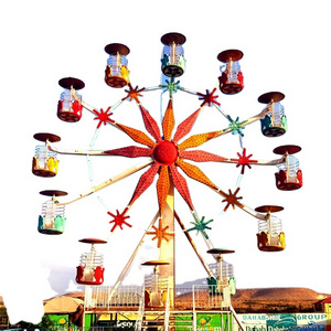 amusement park rides 30m ferris wheel with open cabin 72 seats electric basket ferris wheel for sale