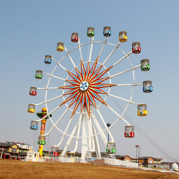 amusement park rides 30m ferris wheel with open cabin 72 seats electric basket ferris wheel for sale