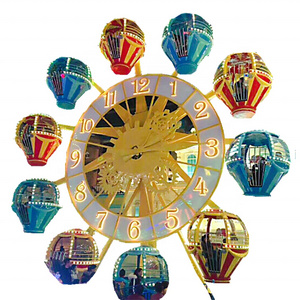 shopping mall amusement park rides kids adults carnival games clock style small ferris wheel for sale