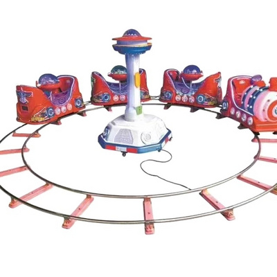 children games mini electric track train rides  kids amusement park track train for sale