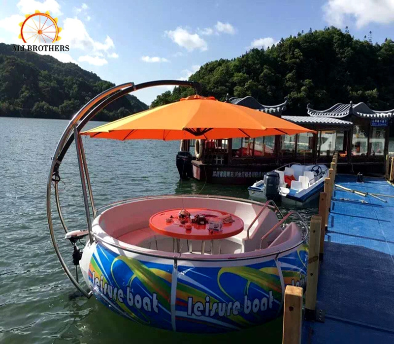 Outdoor water park BBQ donut boat electric boat for sale