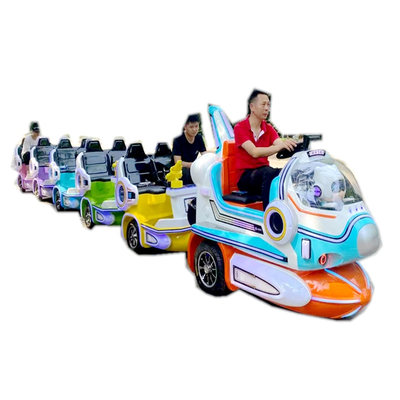 Kids and Adult Park Amusement Little Train Rides Electric Tourist Road Trackles train shopping mall