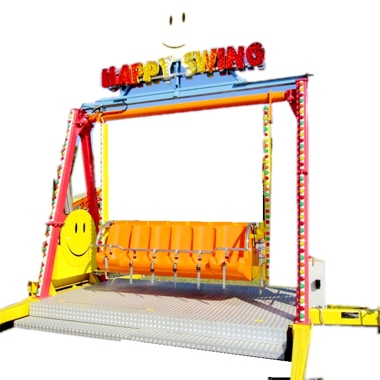 Funny outdoor amusement games machine happy swing rides